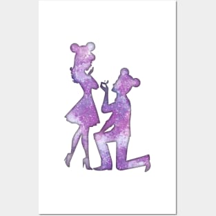 Happily Ever After - Purple Posters and Art